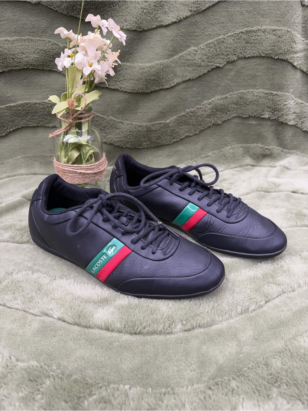 Mens Lacoste oxfords sneakers